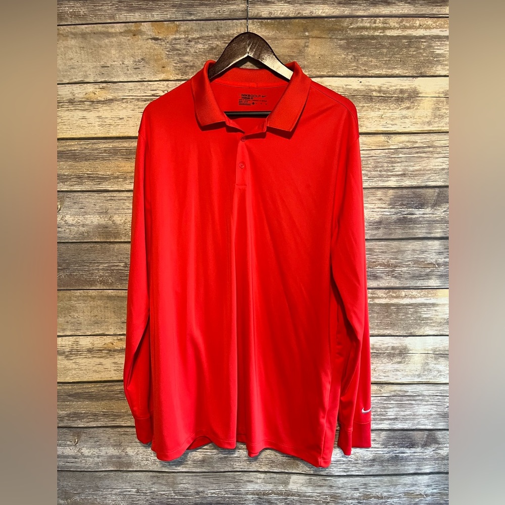 Men’s Nike long sleeve golf polo